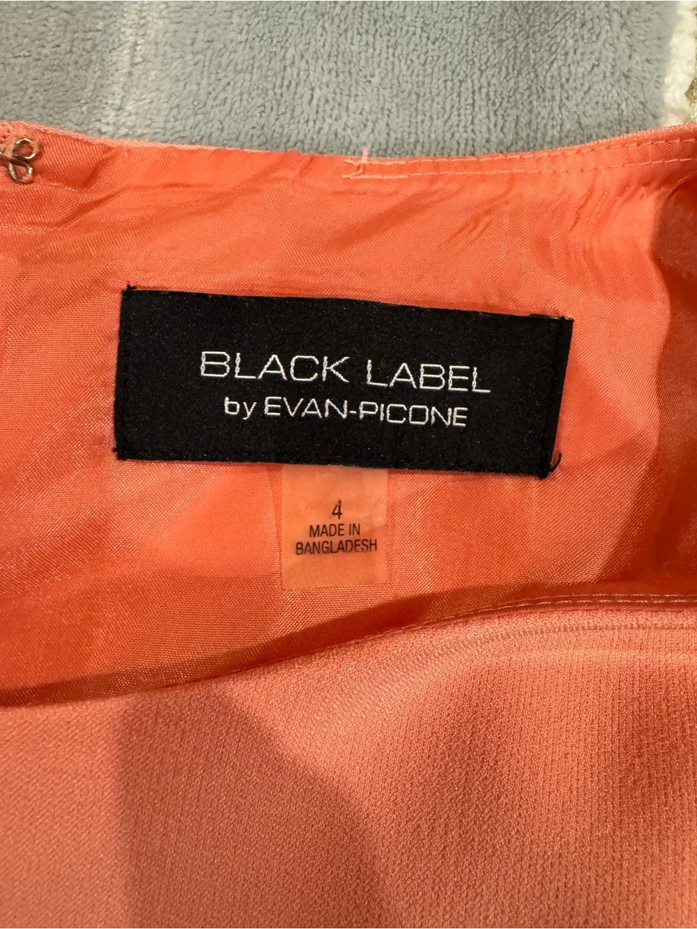 Evan Picone: Black Label: Women’s: Sleeveless Coral Shift Dress Size 4 - Picture 10 of 14